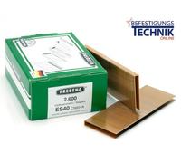 2.600 agrafes Prebena ES40CNKHA galvanisées pour 2XR-ES40 2P-ES40SDS KL-17