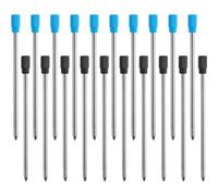 2.75 Inch Ballpoint Pen Refills For Crystal Diamond Pens And Ballpoint Pen With Velvet Bag Black, Black And Blue, 20 Pieces