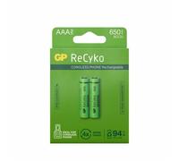 GP 2 accus AAA 650 mAh ReCyko+ Pro
