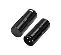 2 Adaptateurs de Terminaison XLR 3 Broches 120 Ohms DMX pour Systèmes D'Éclairage et Audio DMX512
