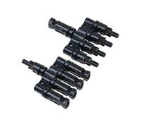 Revolt 2 adaptateurs en T pour 4 panneaux solaires compatibles avec MC4