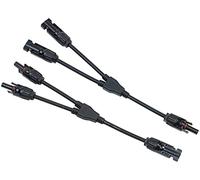 2 adaptateurs en Y pour 2 panneaux solaires compatible avec MC4 [revolt]