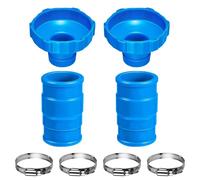 2 adaptateurs pour aspirateur de piscine et skimmer
