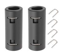 2 adaptateurs pour nettoyeur haute pression Kärcher K2, K3, K4, K5, K6, K7, avec raccord rapide M22IG, fixation facile pour le nettoyage haute pression (noir)