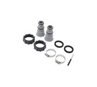 2 Adaptateurs Tuyau Piscine avec Colliers - Filetage Universel pour Pompe Intex ARU
