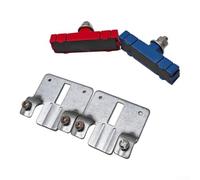 2 aimants de rechange pour portail coulissant automatisation avec support | Rouge ou noir, adapté pour ouvre-porte, installation facile, lot de 2