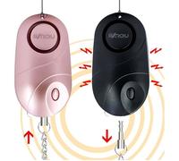 2 alarmes de poche alarme personnelle de scurit durgence de 140 dcibels avec lumires LED avertisseur de prvention de PZCC