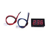 2 Ampèremètre De Courant Continu Numérique Compteur De Courant Haute Précision Mini Panneau À LED 0-10A Avec Protection Contre Surintensités Pour Automobile Bateau Red