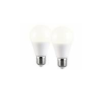 2 ampoules LED E27 avec 3 niveaux de luminosité - 9 W - 830 lm - Blanc chaud