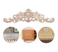 2 appliques bois sculpté non peintes, décoration meuble, porte, fenêtre ou lit style 3