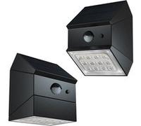2 applique solaire sensor lumicube 300lm