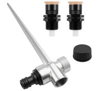2 Arroseurs à Arc Circulaire Et 1 Piquet en Métal, 360 Rotatif Arroseur De Pelouse Arroseur Automatique pour Les Jardins, Les Pelouses, Les Plantes, Les Légumes, Les Fleurs Et Les Champs