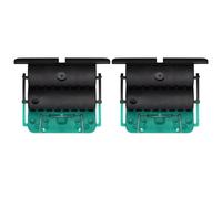 2 Attaches de tablier rigide Clicksur pour volet roulant - Fixation de volets roulants - Verrou automatique 2 maillons - Attache tablier de sécurité anti-effraction clipsable