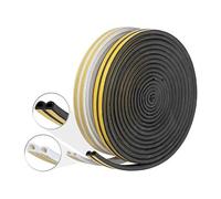 : 2 bandes d'étanchéité profilées, 4x 8 m, autocollantes, blanches & noires