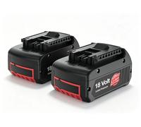 2*Batterie de rechange Bosch 18V 6Ah, batterie lithium-ion pour outils électriques, compatible avec le système Bosch Professional 18V GBA