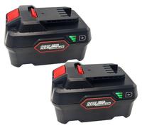 2 batteries de 20 V, 5 Ah, compatibles avec les appareils Parkside X 20V Team