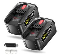 2 batteries de 5500 mAh, 18 V, compatibles avec les appareils Bosch PBA, PSB et PSR