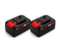 2 batteries de rechange 18V 5,5Ah Li-Ion, compatibles avec le système de batteries Einhell Power X-Change, – ensemble de batteries pour outils avec indicateur LED