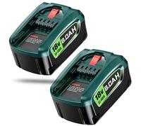 2 Batteries de Rechange 8,0 Ah pour Bosch 18 V PBA PSB PSR, compatibles avec Les systèmes Green Tools House & Garden 18 V (Non compatibles avec Les aspirateurs Bosch Unlimited Series)