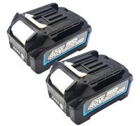 2 batteries de rechange de 2,0 Ah, 40 V, compatibles avec les modèles Makita XGT BL4020
