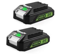 2 batteries lithium-ion 24V 3,5 Ah pour appareils Greenworks 24V