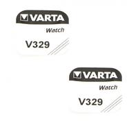 2 Batteries Varta 329 1,55 V alcaline pour montre Pile / Batterie lithium Varta