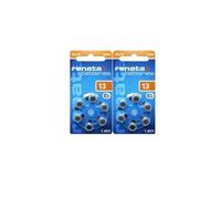 2 Blister de 6 piles Renata ZA13 orange -