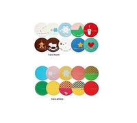 2 boites de 10 mini cartes de NOËL ( soit 20 mini cartes ) + enveloppes et stickers colorés