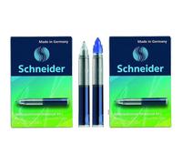 2 Boîtes De 5 Cartouches D'encre Pour Stylo Roller - Bleu - Schneider - 852m