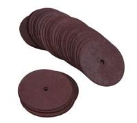 2 Boîtes Disque de Coupe en Résine 24mm, 60-80 Mesh, Métal | Lot, Roue à Tronçonner pour Travail du Métal Bois, Usage Rotatif, Rouge