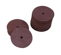 2 Boîtes Disque de Coupe en Résine 24mm, 60-80 Mesh, pour Métal | Lot, Usage Rotatif pour Métal et Bois, Finition Rouge, Meuleuse et Tronçonnage