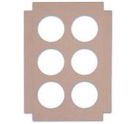 ScrapCooking Boîtes pour cupcakes 2 x 6 – 17 x 25 x 8,5 cm – Multicolore