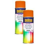 2 Bombes De Peinture Belton Spectral Ral2003 Orange Pastel 400ml