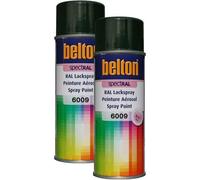 2 Bombes De Peinture Belton Spectral Ral6009 Vert Sapin 400ml