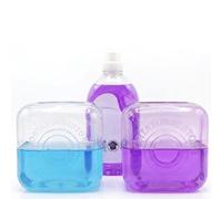 2 boule doseuse machine à laver 160 ml, porte-torreStore en silicone souple, 100 %, cube rotatif, ultra silencieux, économie de détergent, protection totale Capi, pour lessive, graduée 60 - 160 ml