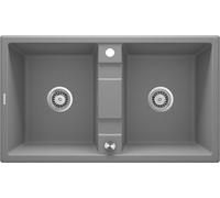 2-bowl granite sink