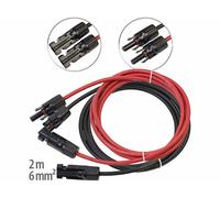 Revolt 2 câble de rallonge 2 mètres 6 mm² avec connecteur compatible avec MC4