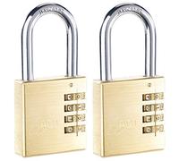 AGT 2 cadenas à code 4 chiffres - Laiton - 50 mm