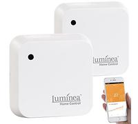 Luminea Home Control 2 capteurs de luminosité connectés intérieur / extérieur