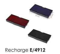 2 Cassette d'encre E/4912 recharge pour tampon TRODAT Printy Vert