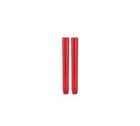 : 2 chandelles à LED avec flamme vacillante et télécommande - Rouge