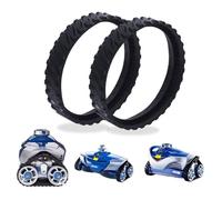 2 chenilles adaptables pour Zodiac MX6 MX8 MX9, pneus de Robot Nettoyeur Piscine Baracuda R0526100