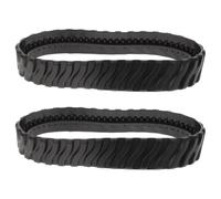 2 Chenilles de Rechange pour Robot de Piscine Zodiac, Caoutchouc Noir | Accessoire de Nettoyage, Montage Simple, Entretien Facile, pour Aspirateur Fond et Parois, Usage Piscine
