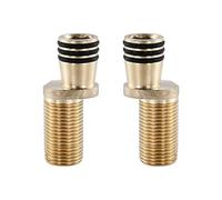 2 compartiments, pinces de bras de douche solides, fermées contre les fuites, extensions d'étagère de salle de bain, double support de bras de douche, alliage de bronze