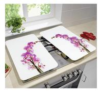 2 Couvre-plaques universel - Fleur d'orchidée