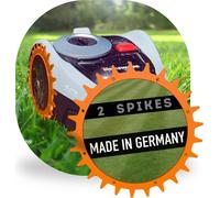 2 crampons pour tondeuses robotisées adaptés aux modèles Segway Navimow i105e et i108e Aide à la traction Roues de traction pour une meilleure pente Accessoires pour tondeuses robotisées Roues tout-te