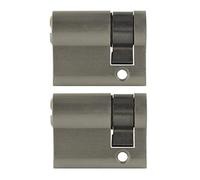 2 demi-cylindres 40 mm 30/10 à fermeture identique avec 10 clés