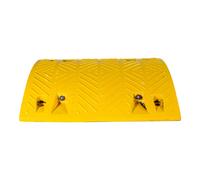 2 éléments modules droits de ralentisseur Eco Bump - 500 x 430 m - H 60 mm - Jaune + Noir - NOVAP - 8005047 + 8005054