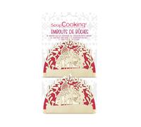 2 embouts pour bûche Forêt enchantée Scrapcooking