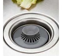 2-en-1 bouchon d'évier de cuisine universel, bouchon de baignoire, bouchon d'évier, bouchon de douche de salle de bain, bouchon de baignoire en silicone avec filtre haut de gamme, anti-bouchage, à ouv